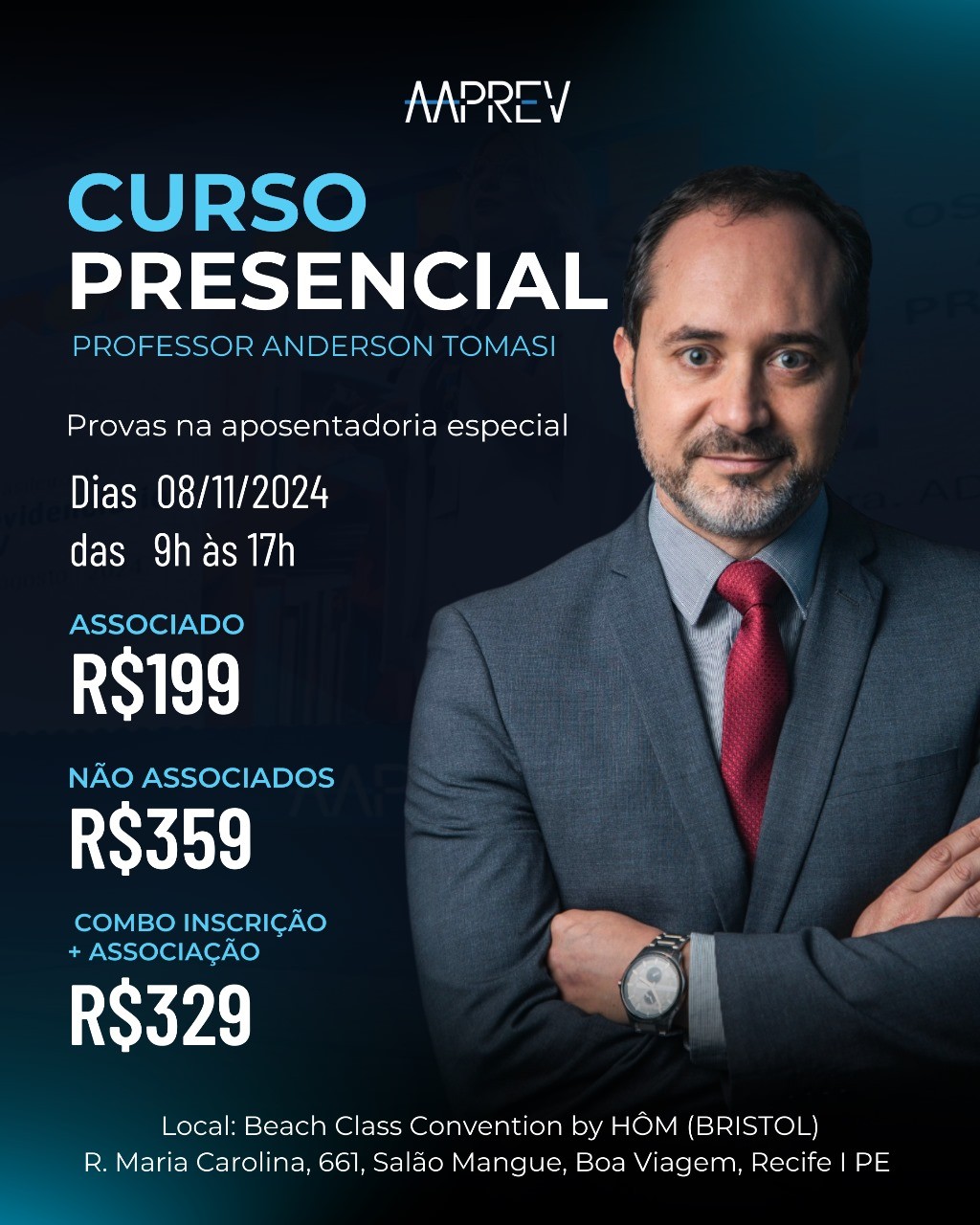 Curso presencial com Anderson Tomasi